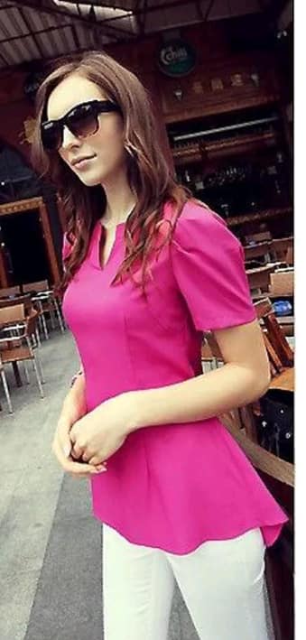 Women's Large Pink Shirt