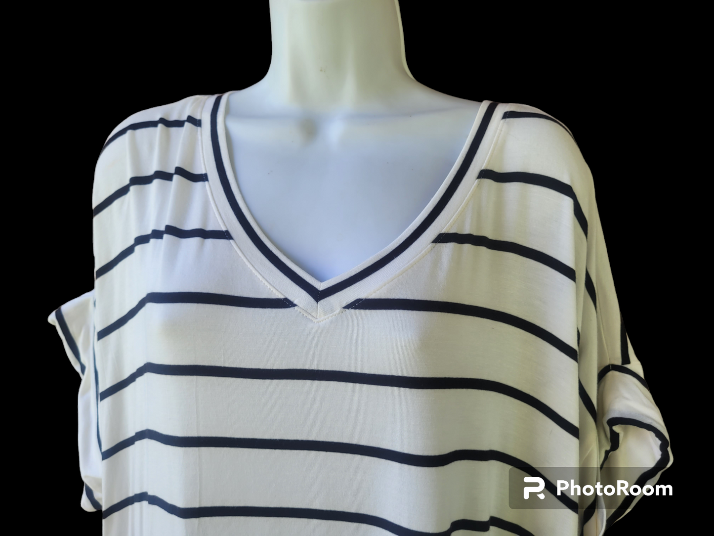 Women's 1X Striped Tunic