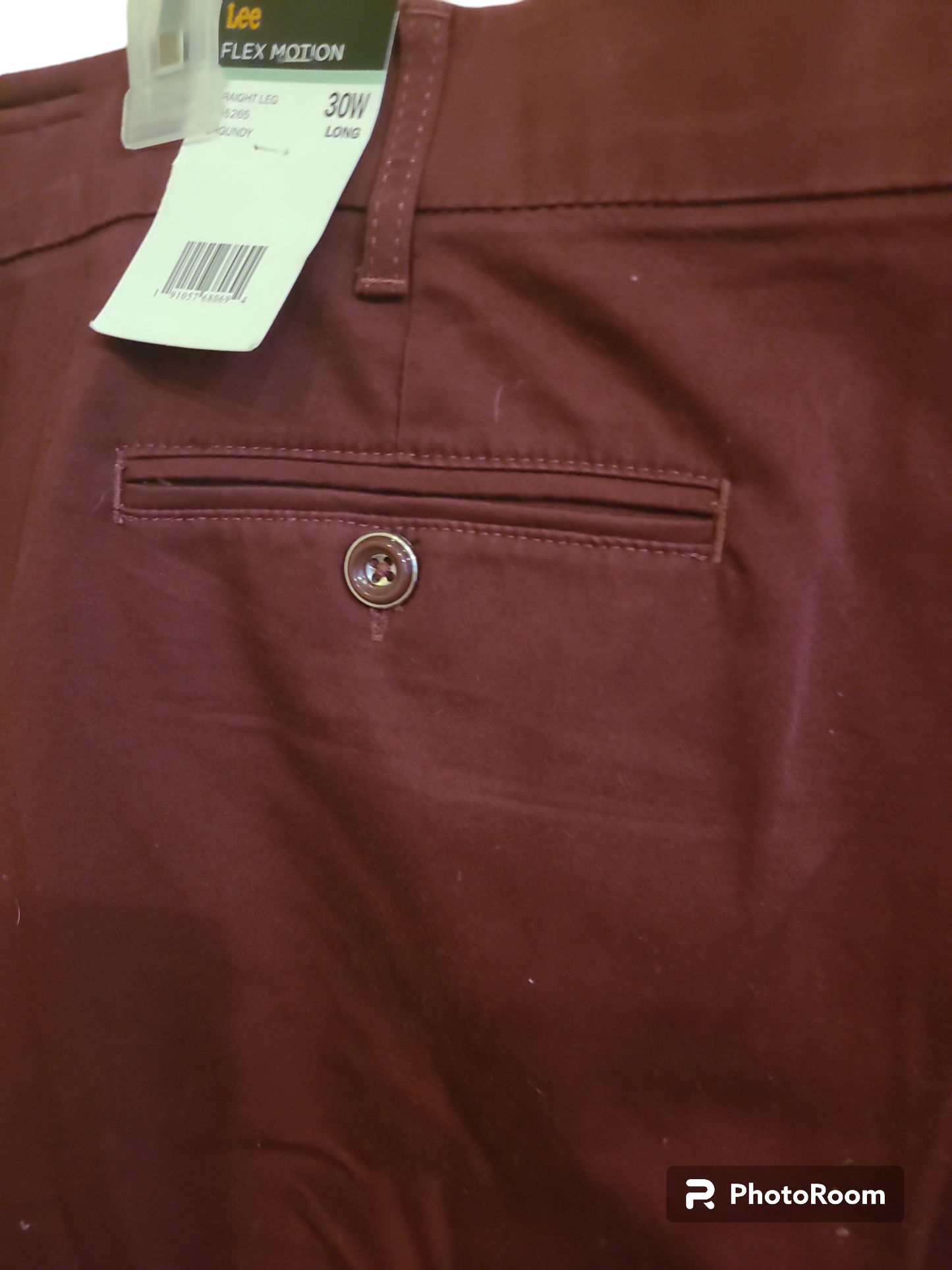 Women's 30W Long Burgundy Pants